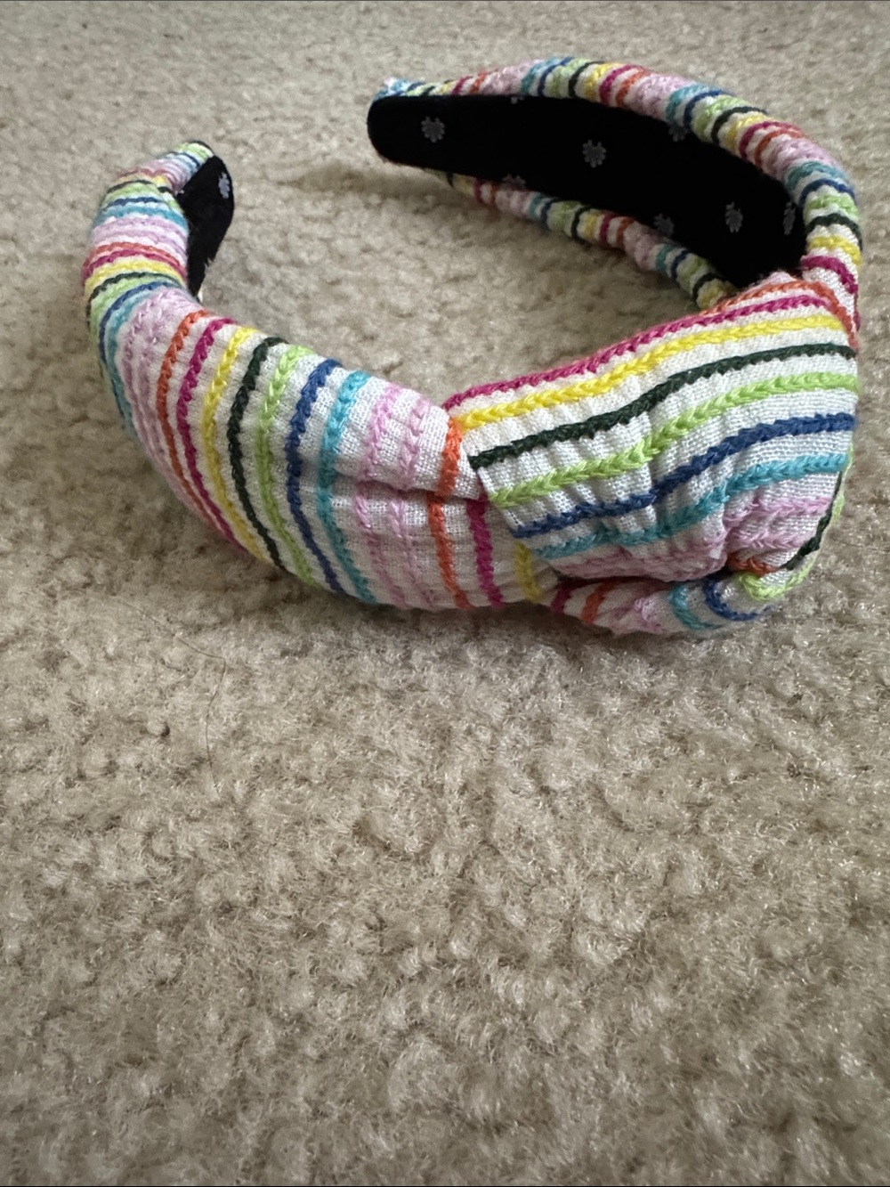 Lele Sadoughi x Solid & Striped multicolor Headband EUC